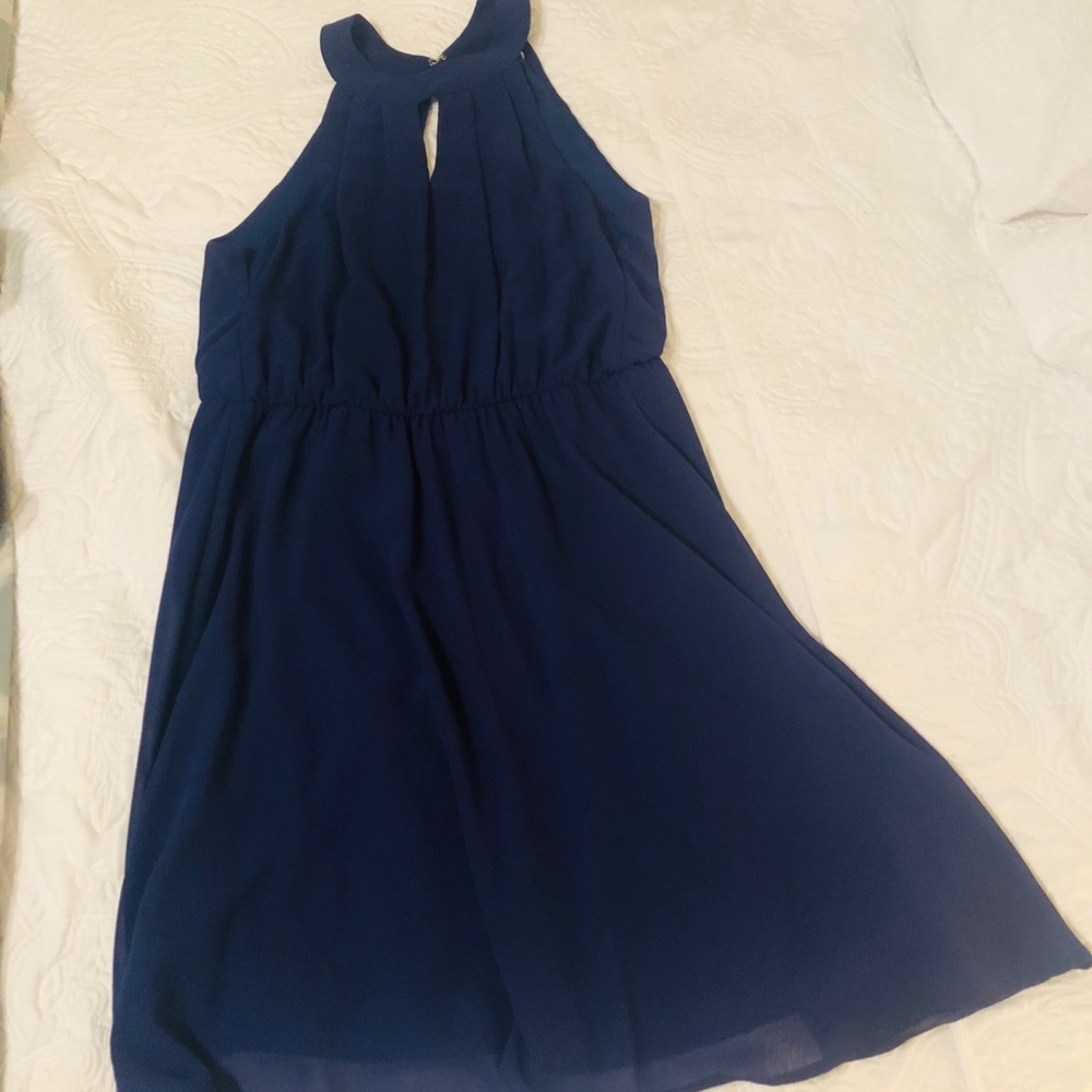 Navy cocktail dress